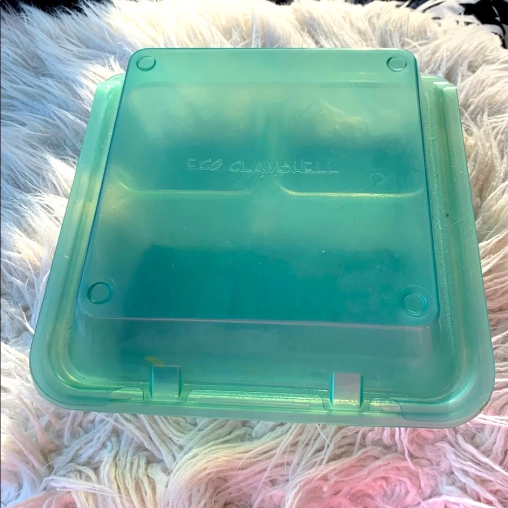 Plastic food container eco friendly lunch box
